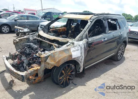 2017 Ford Explorer Platinum z USA, uszkodzony, nr VIN 1FM5K8HT7HGA09466